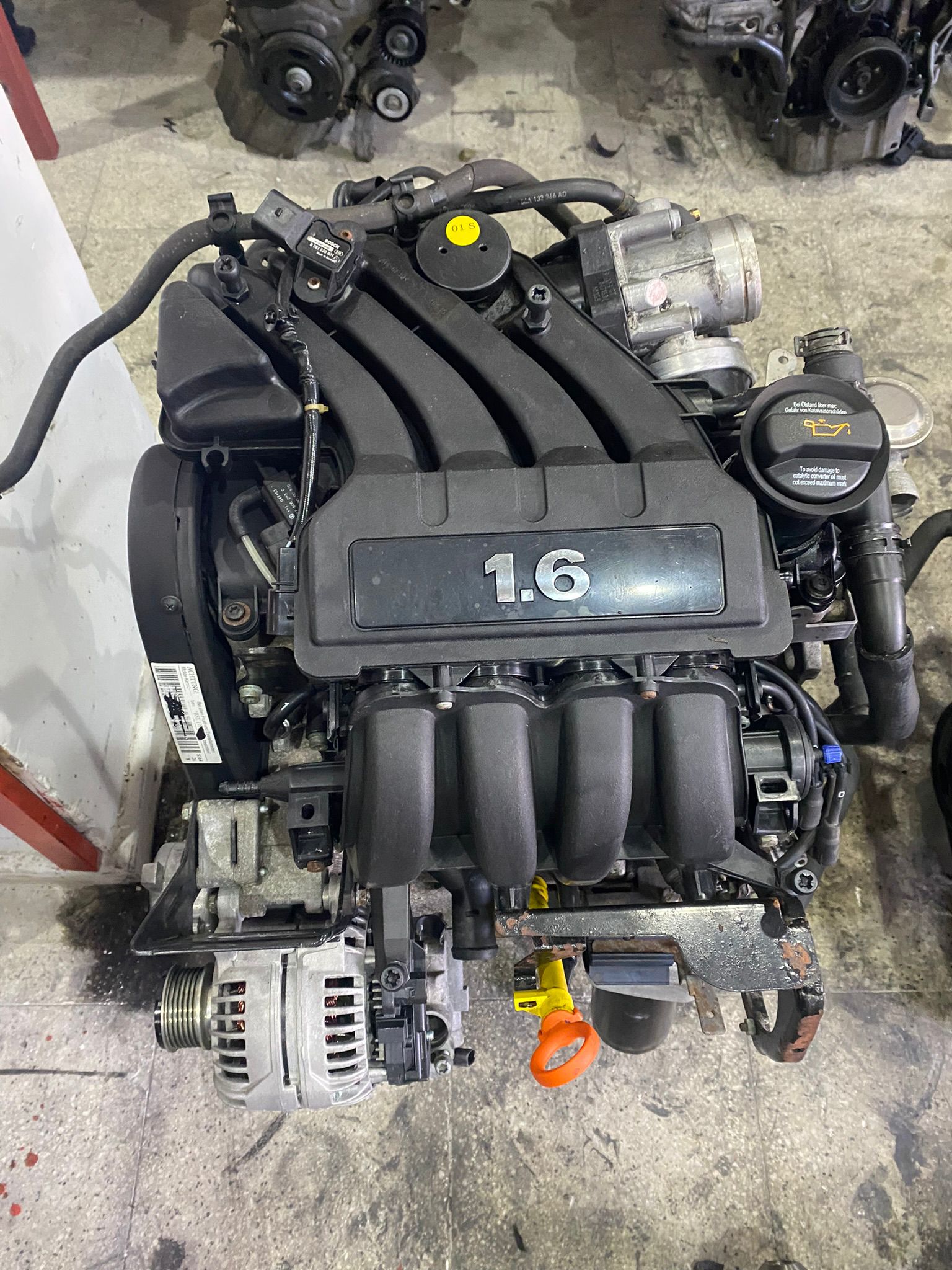 Volkswagen 1.6 BSE Golf 6 motor Volkswagen 1.6 BSE Golf 6 motor
